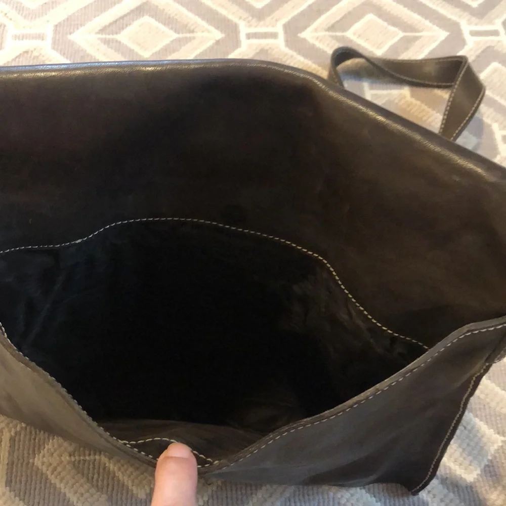 Cole Haan Brown Leather Laptop Bag